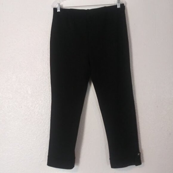 New York Clothing CO. women's black pull on capris pants - Picture 4 of 12